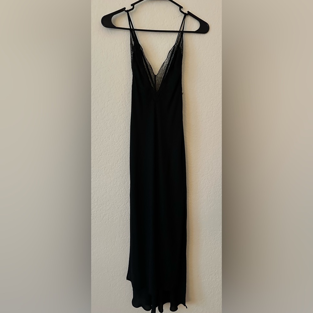 🆕Victoria's Secret Black Lace Slip Dress✨🖤🩰👛